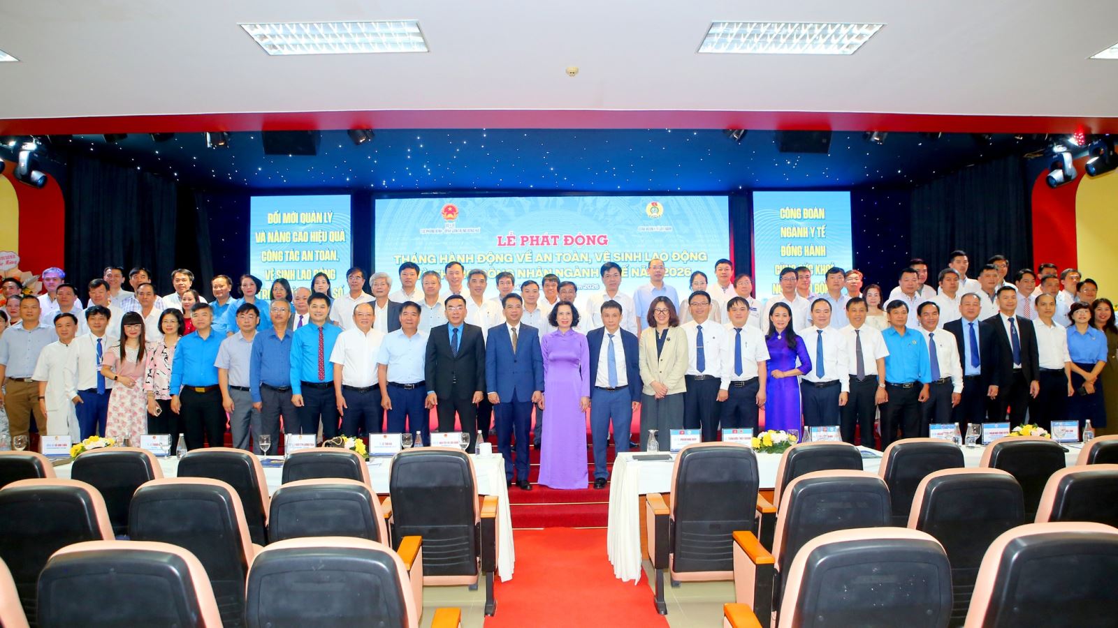 Lễ phát động Tháng hành động về An toàn, vệ sinh lao động; Tháng Công nhân ngành Y tế năm 2026