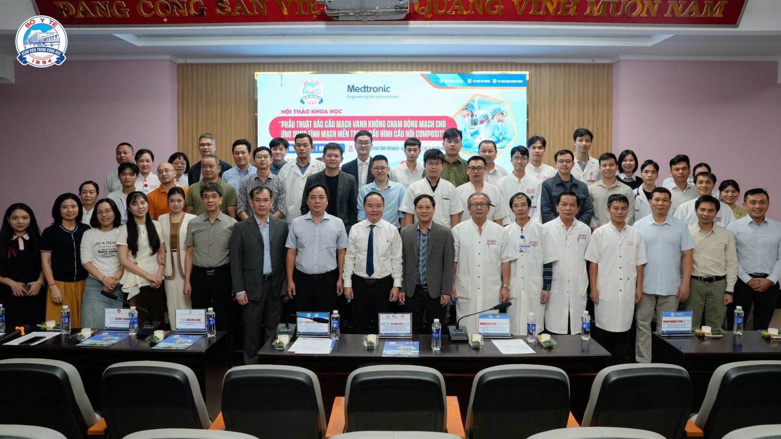 BVTW Huế cập nhật kỹ thuật chuyên sâu trong phẫu thuật bắc cầu mạch vành không chạm động mạch chủ